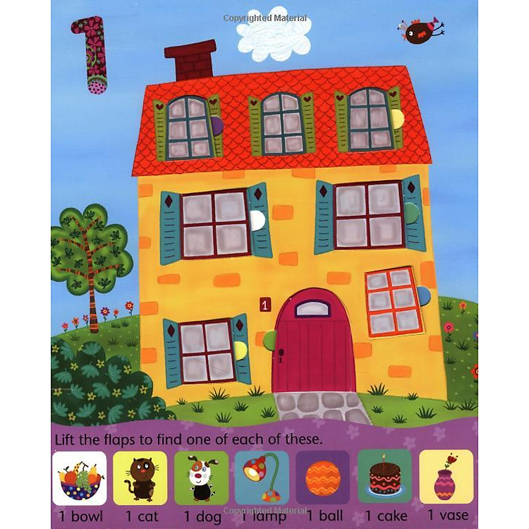 Tương Tác Tiếng Anh - Usborne Lift-The-Flap Counting Book - Ảnh 2