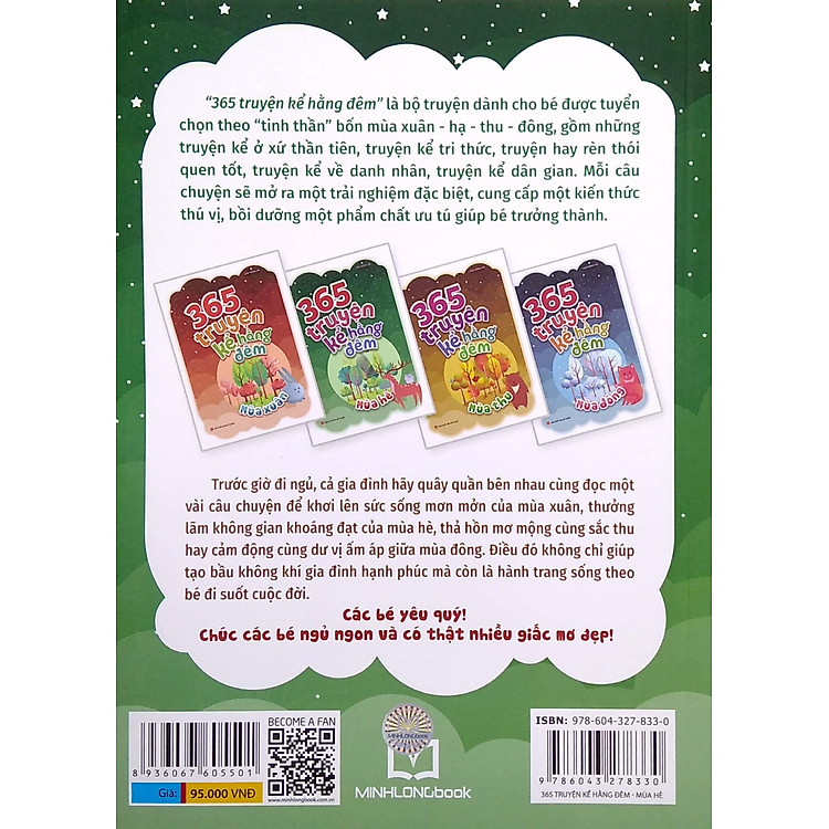 365 Truyện Kể Hằng Đêm - Mùa Hè (Tái Bản 2022) - Ảnh 2