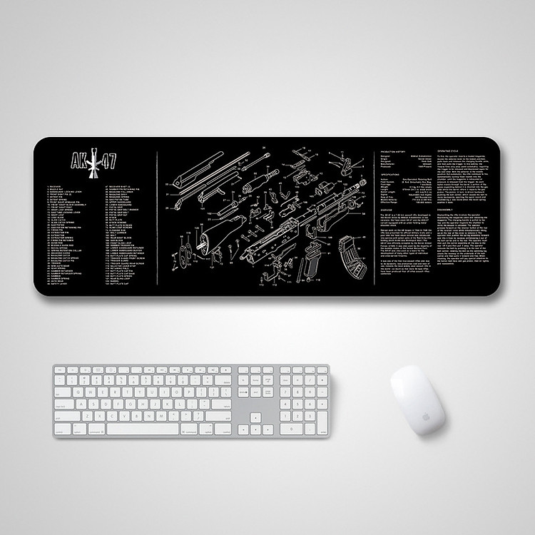 Miếng Lót Chuột Chi Tiết Bộ Phận Súng Trong PUBG (Ak 47, AR-15 , Remington 870…)