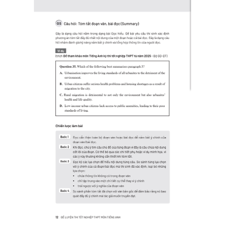 Đề Luyện Thi Tốt Nghiệp THPT Môn Tiếng Anh - Ảnh 6