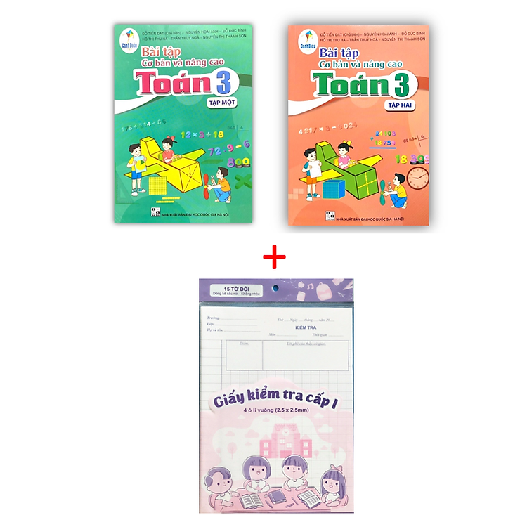 Bài Tập Cơ Bản Và Nâng Cao Toán 3 Tập 1 + 2