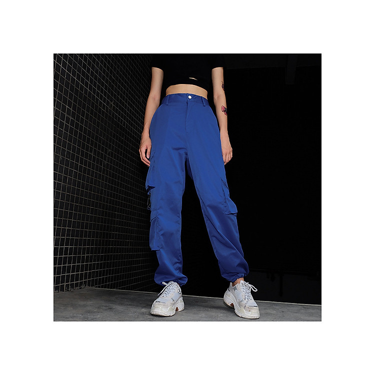 Quần Jogger Túi Hộp Xanh Dương