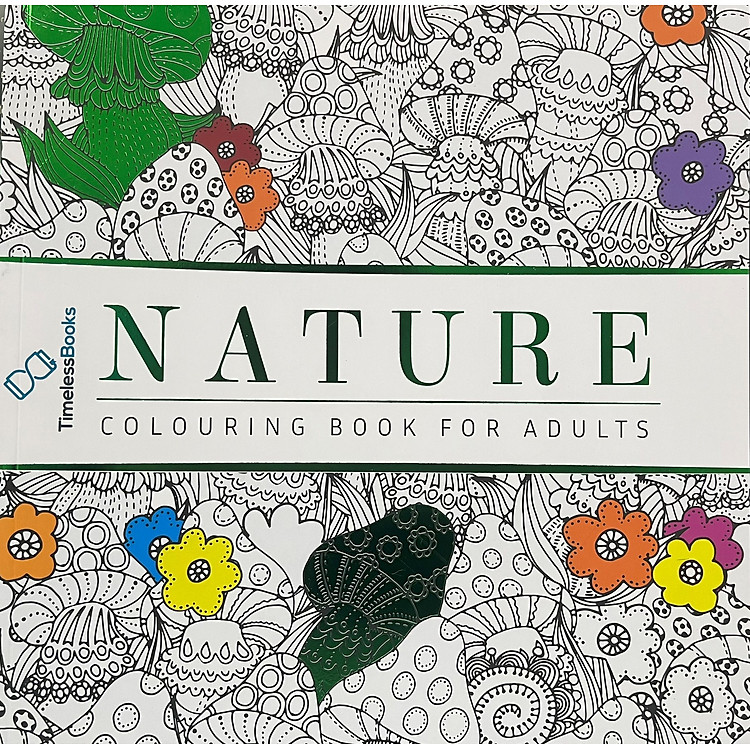Nature – Colouring Book For Adults