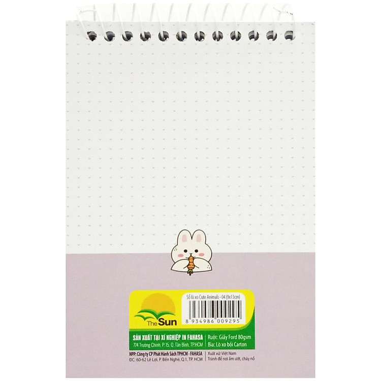 Sổ Lò Xo Teen Không Kẻ 80gsm (Màu Tím) - Ảnh 4