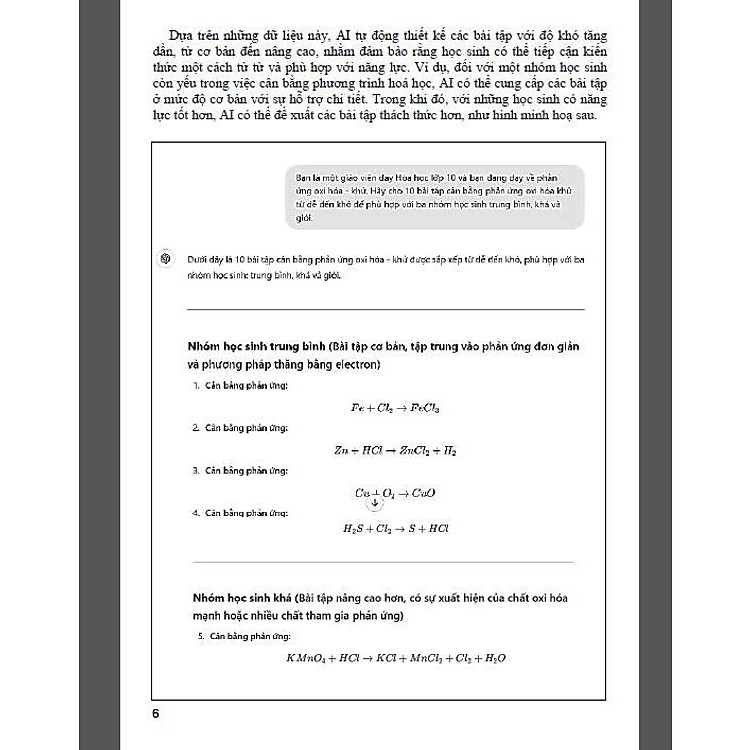 Ứng Dụng Trí Tuệ Nhân Tạo Trong Dạy Và Học Môn Hóa Học - Ảnh 2