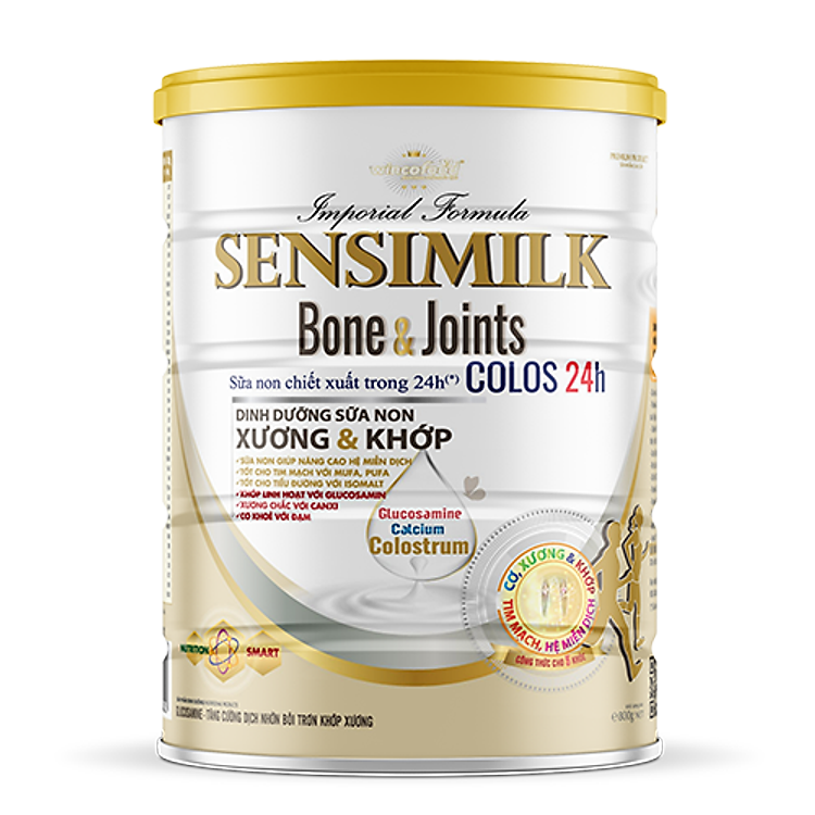 Sữa non Wincofood SENSIMILK BONE & JOINTS (800g) - Hỗ trợ cơ - xương - khớp cho người lớn giúp cơ thể khỏe mạnh