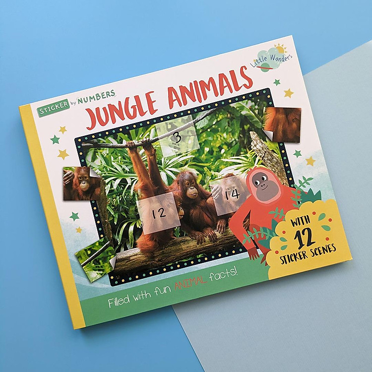 Little Wonders Sticker By Number - Jungle Animals - Ảnh 2