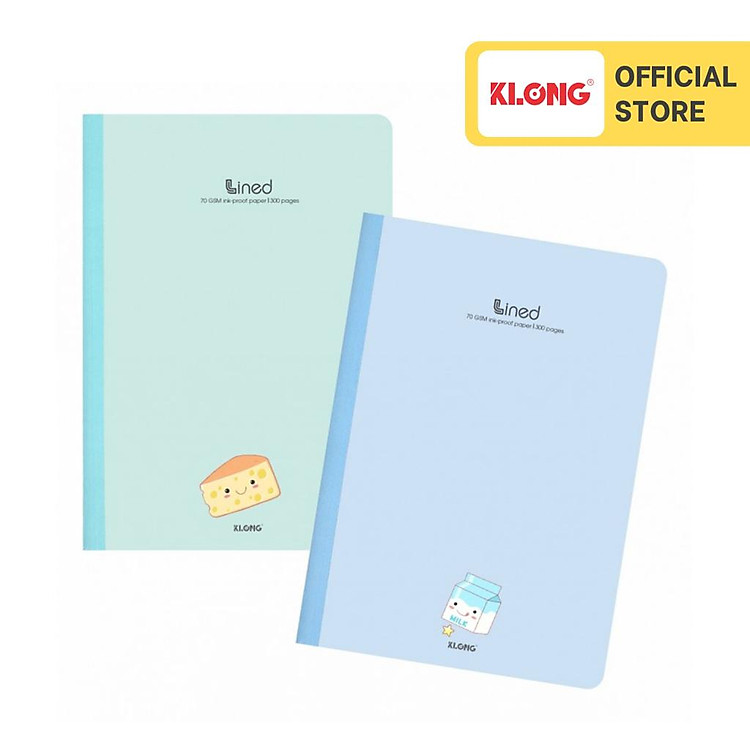 Vở Kẻ Ngang May Dán Gáy KLONG A4 (300 trang)