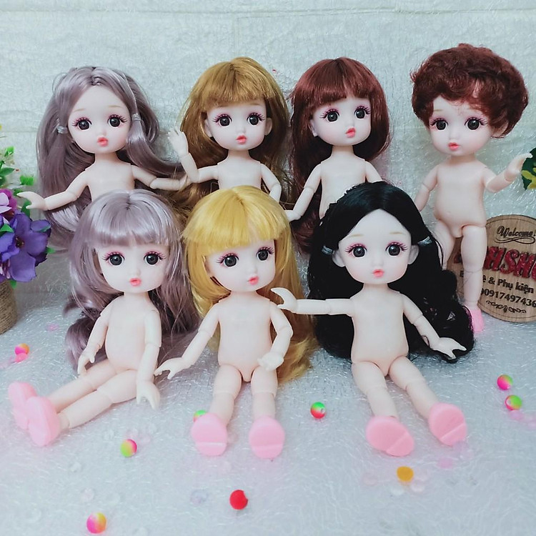 Búp Bê Em Bé Mỏ Chu ob11 cao 16/19cm