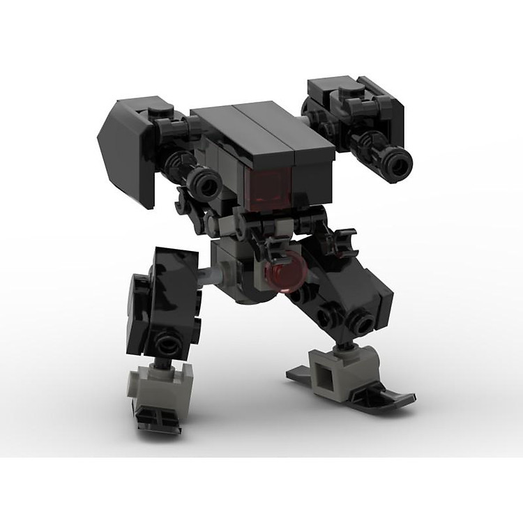 Đồ chơi lắp ráp Non Lego Moc Mech Robot MiniGun