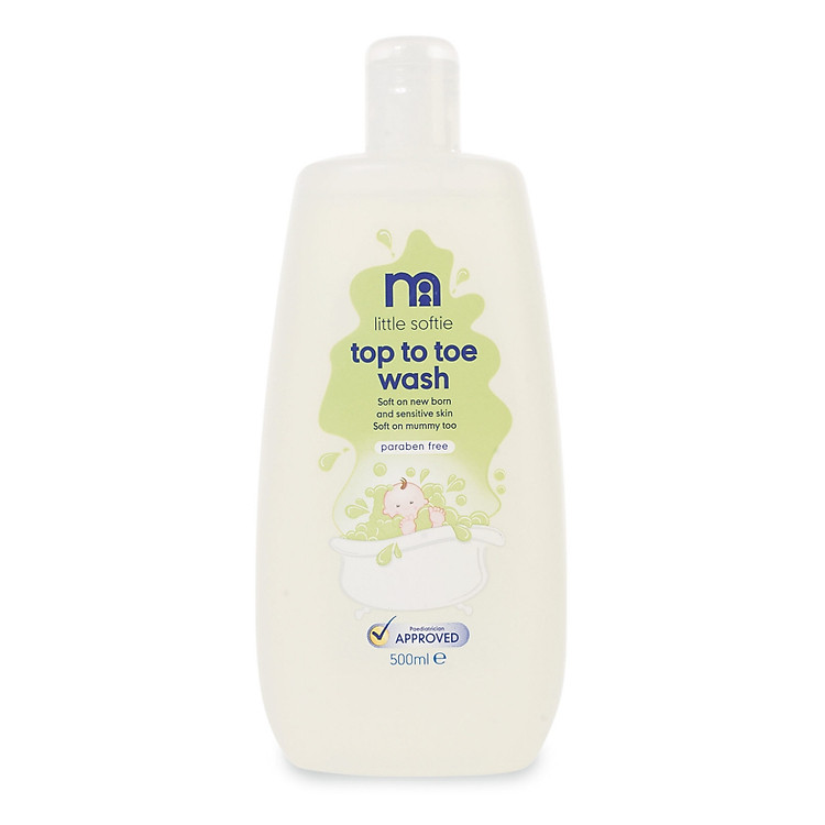 Sữa tắm gội toàn thân Mothercare Little Softie 500ml