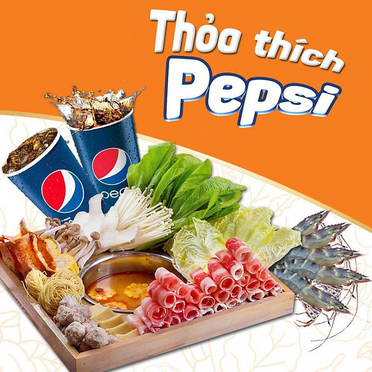 Buffet lẩu tươi ngon hấp dẫn tại Nhà hàng Shabu X - Free Pepsi