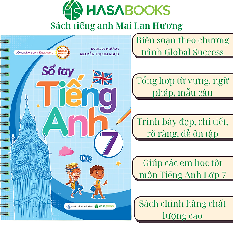 Sổ Tay Tiếng Anh 7 Global Success – Mai Lan Hương