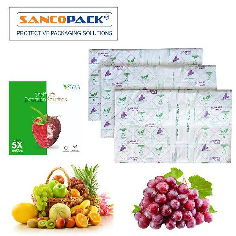 Tấm Bảo Quản Trái Cây KIF GRAPE PADS Hạn Chế Nấm Mốc Hư Hỏng
