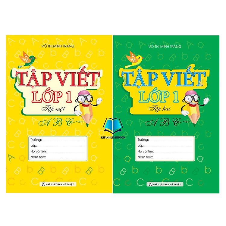 Tập viết lớp 1 tập 1 + 2 (KV)