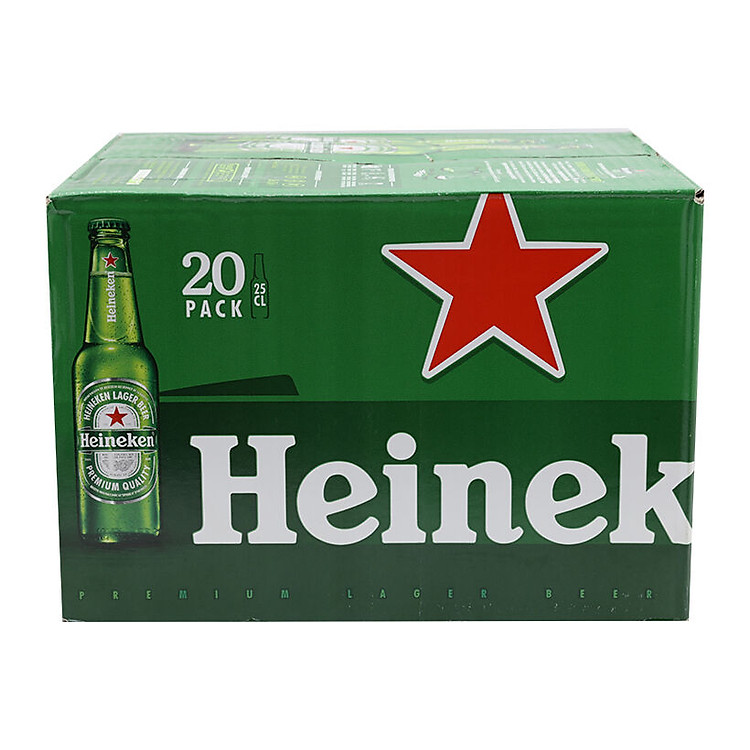 Thùng Bia Heineken Pháp 250ml Thùng 20 chai – Dòng Bia Nhập Khẩu Đỉnh Cao
