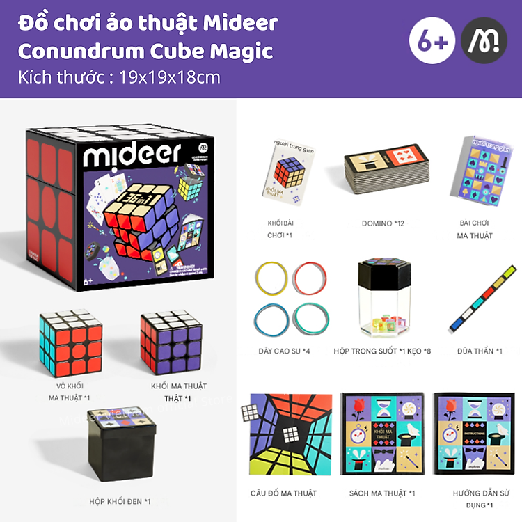 Mua Đồ chơi ảo thuật Mideer Conundrum Cube Chính hãng Giá rẻ - Hình ảnh 3