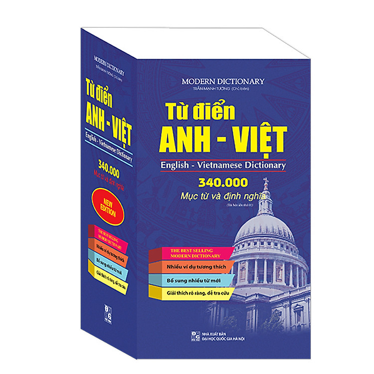 Sách Từ Điển Anh-Việt 340000 Mục Từ Và Định Nghĩa