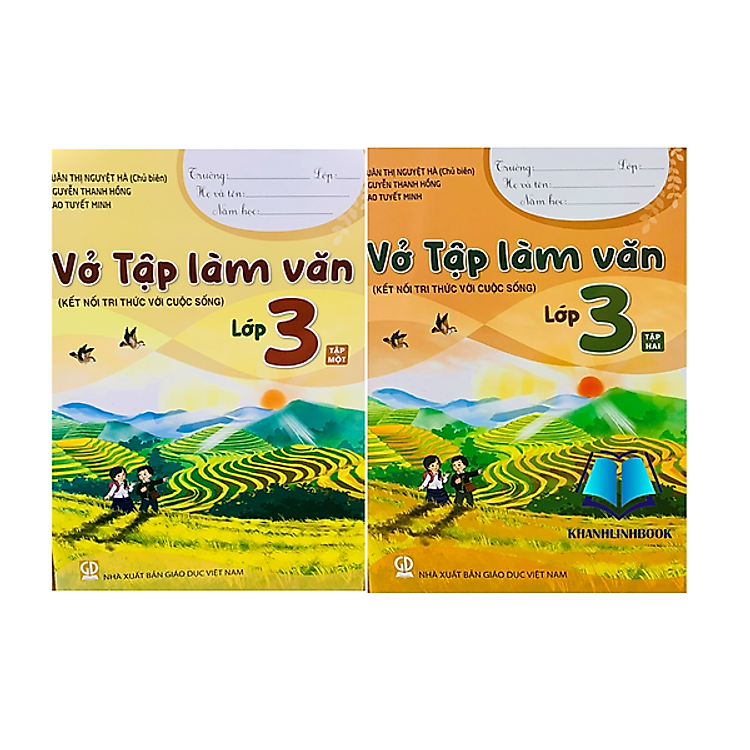 Combo Vở Tập Làm Văn Lớp 3 – Tập 1 + 2