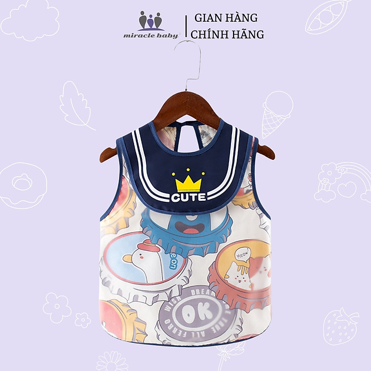 Mua Yếm Ăn MiracleBaby Silicon Chống Bám Bẩn Chính hãng Giá rẻ - Hình ảnh 5