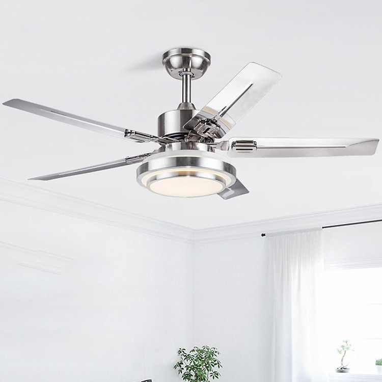 Quạt trần đèn phòng khách đẹp hiện đại - HomeFan073