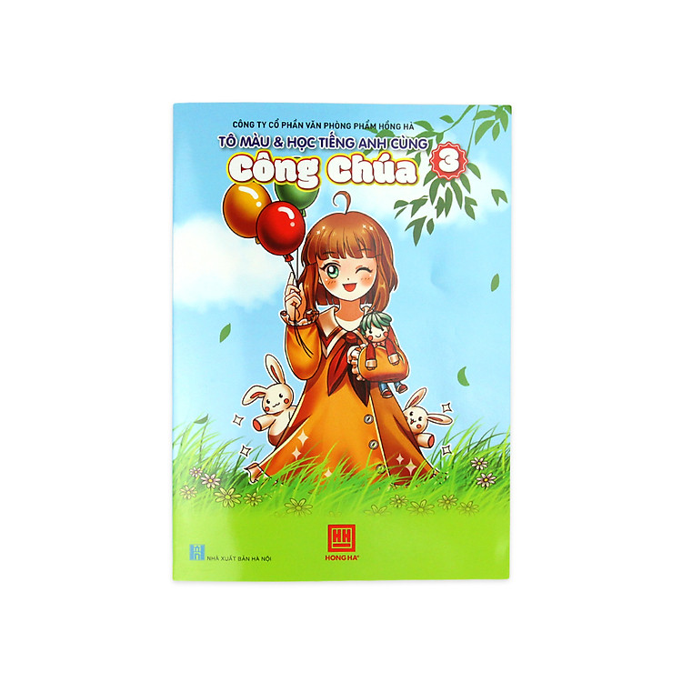 Bộ 3 Quyển Vở Tô Màu và Học Tiếng Anh Cùng Công Chúa Hồng Hà - Ảnh 4