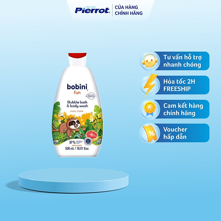 Chọn mua tại Shopee: Gel tắm Bobini Fun cho trẻ 500ML mua giá tốt nhất tại Shop Mall