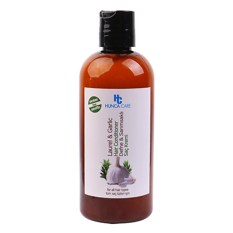 Dầu Xả Giảm Rụng Và Kích Thích Mọc Tóc Chiết Xuất Nguyệt Quế Và Tỏi Hunca Care (400ml)