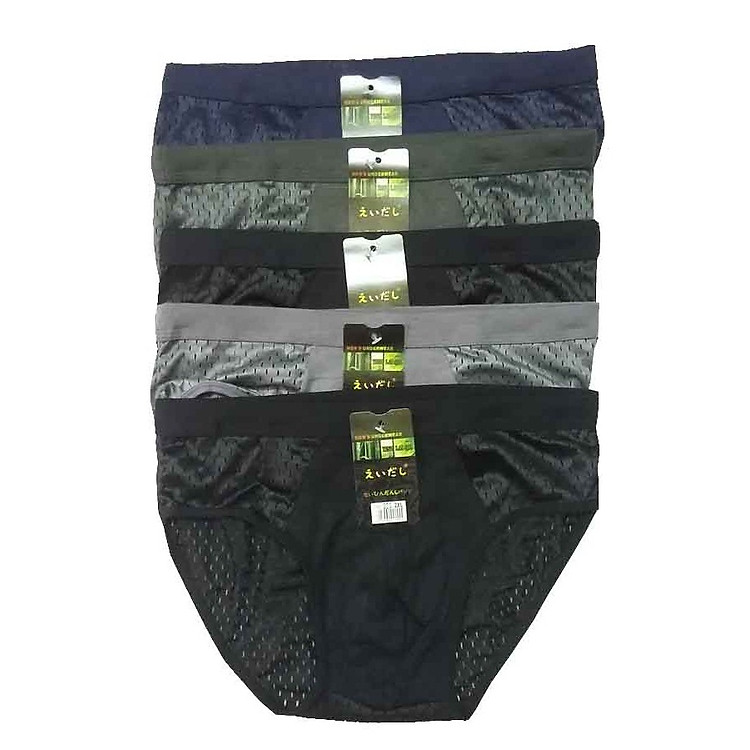 Bộ 5 Quần Lót Nam Nhật Thông Hơi Cao Cấp (Giao Nhiều Mầu) MS68
