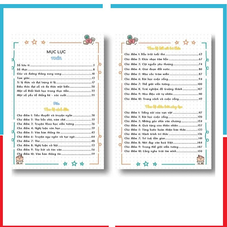 Sổ tay Hach Kiến Thức Toán Anh Lớp 7 Và Đề Cương Toán Anh Văn SKETCHNOTE 3 - Ảnh 6