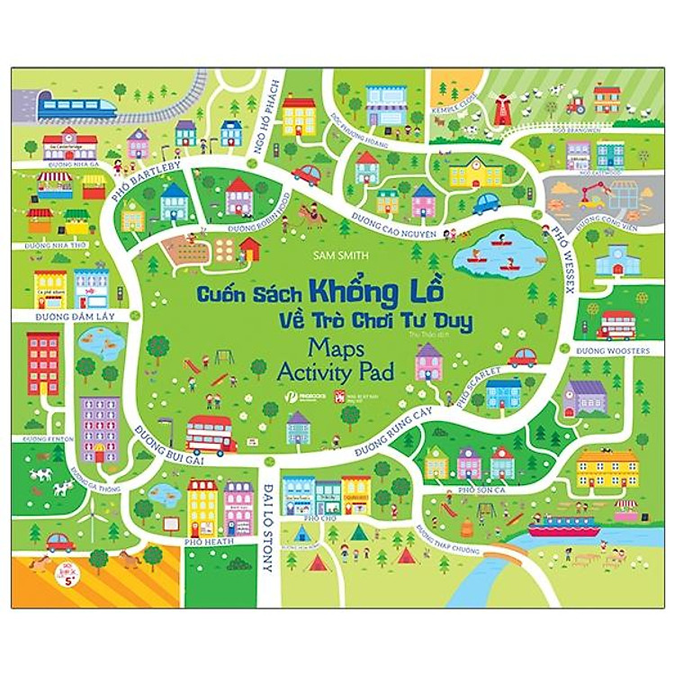 Cuốn Sách Khổng Lồ Về Trò Chơi Tư Duy – Maps Activity Pad (Tái Bản 2023)