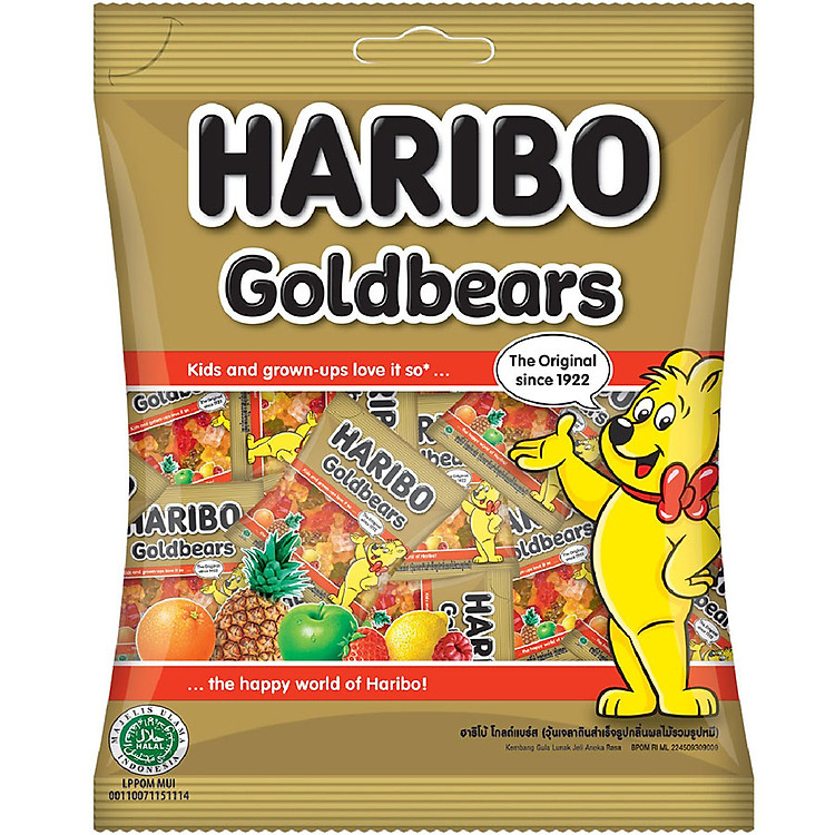 Kẹo Dẻo Haribo Goldbears (200g)