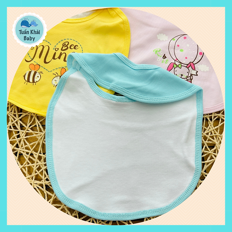 Túi Yếm Sơ Sinh 3 Cái Cotton Chính hãng Tiết kiệm - Hình ảnh 2