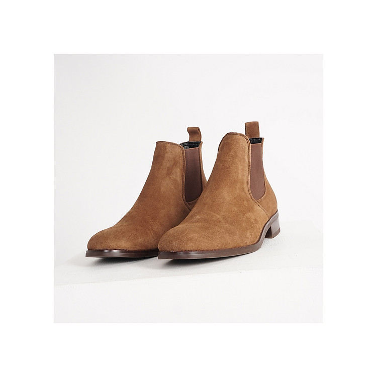 Chelsea Boots Nâu Lộn The Triple
