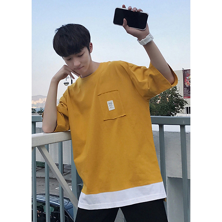 Áo thun tay lỡ unisex from rộng SS9