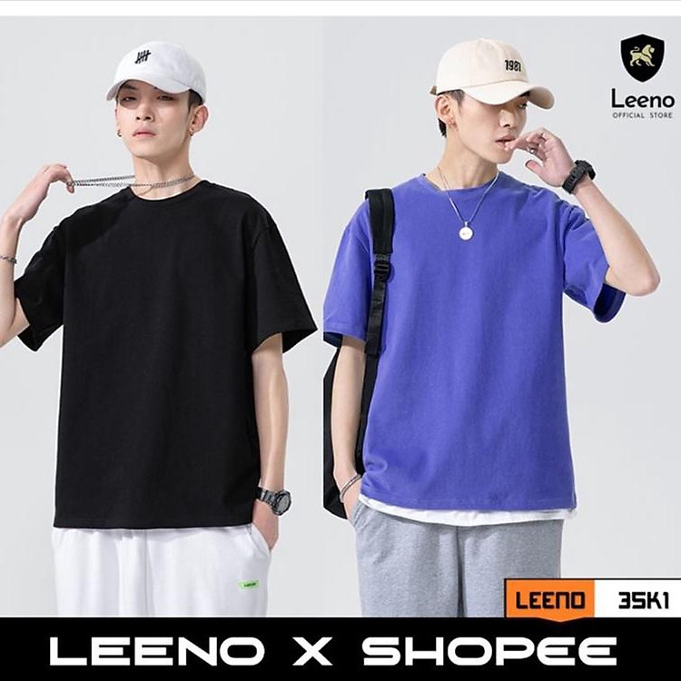 Áo Phông Nam Trơn - Áo Thun Tay Lỡ Trơn Vải Cotton