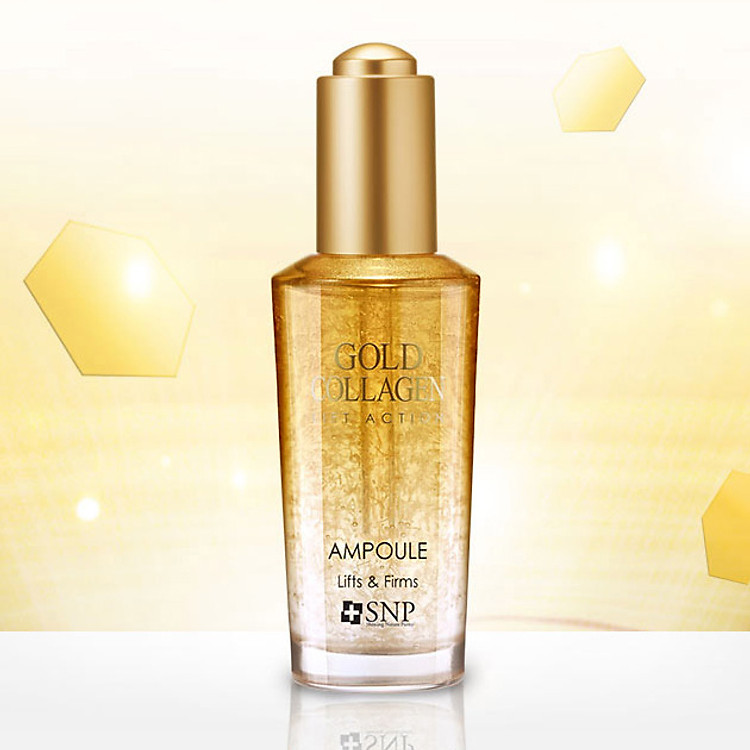 Tinh Chất SNP Gold Collagen Lift Action Ampoule