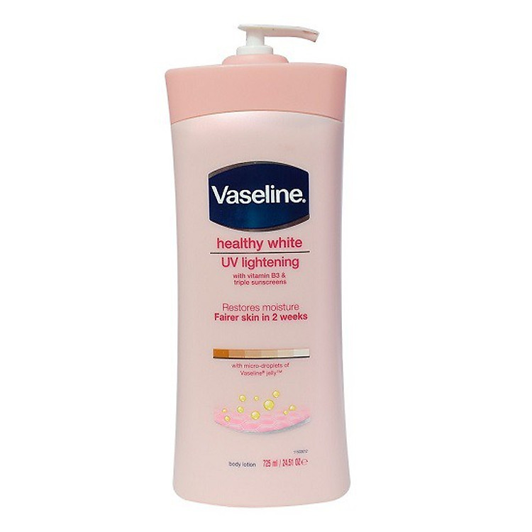 SỮA DƯỠNG THỂ VASELINE HỒNG LÀM MỊN &TRẮNG DA 725ML