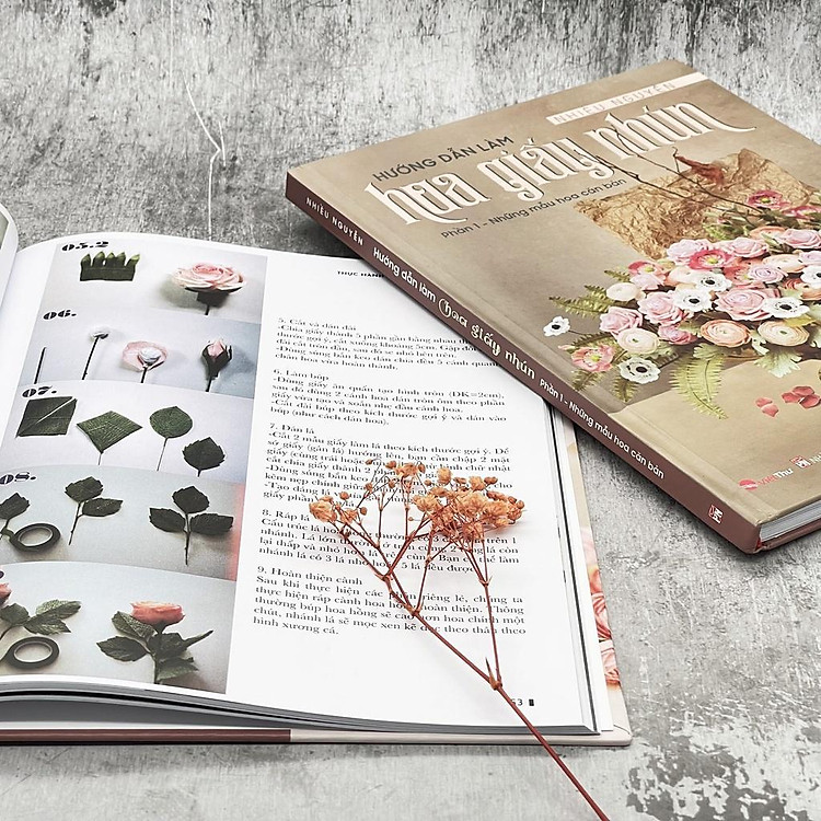 Hướng Dẫn Làm Hoa Giấy Nhún - Những Mẫu Hoa Căn Bản - Phần 1 - Ảnh 3