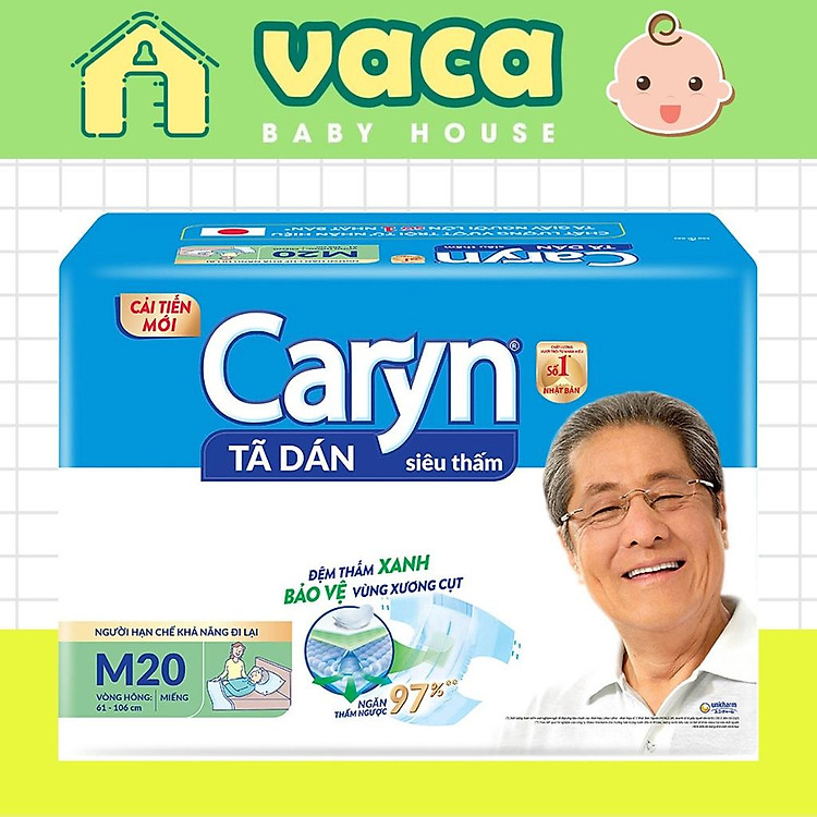 Mua Tã bỉm DÁN CARYN cho người lớn size M Chính hãng Tiết kiệm - Hình ảnh 2