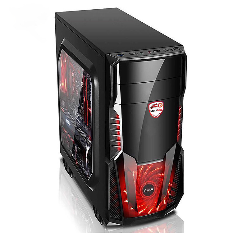 Máy Tính Chiến Game GTA5, PUBG 4TechGM06 Core i7, Ram 16GB, SSD 128GB & HDD 1TB, VGA GTX1060 6GB - Hàng Chính Hãng