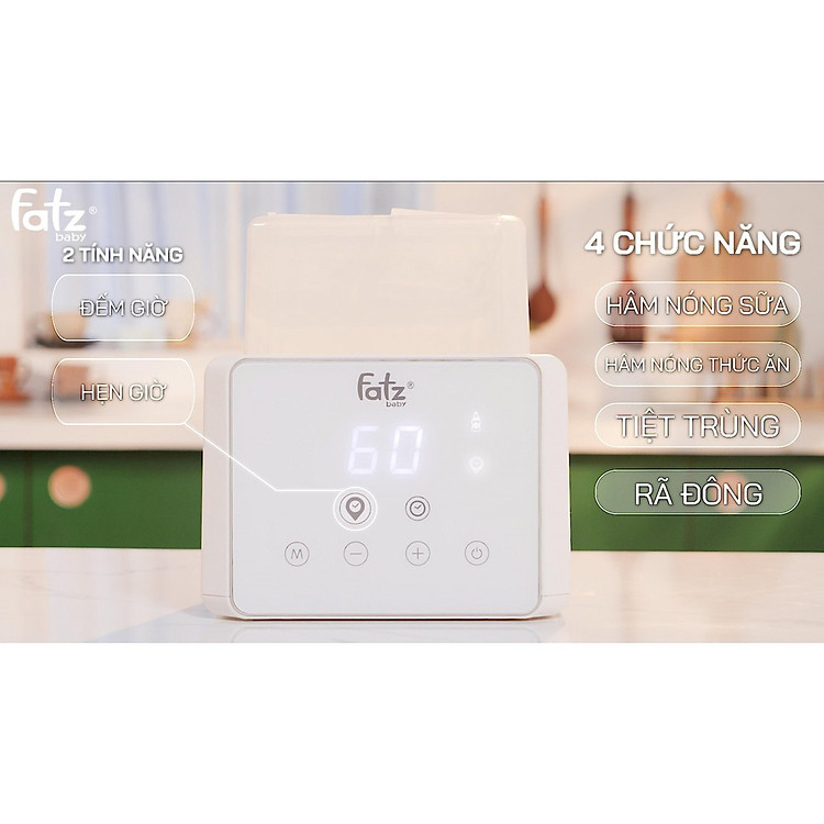 Máy Hâm Sữa Điện Tử Fatzbaby Duo 3 Chính hãng Ưu đãi - Hình ảnh 3