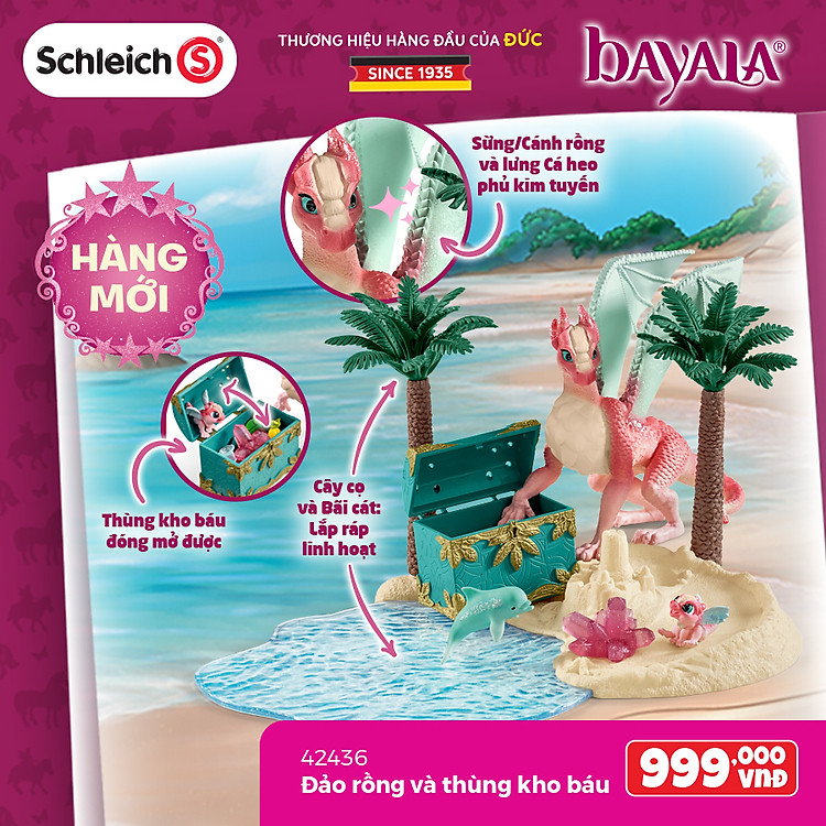 Mua Đồ Chơi Mô Hình SCHLEICH Đảo Rồng Chính hãng Tiết kiệm - Hình ảnh 3