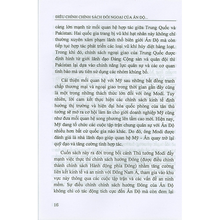 Điều Chỉnh Chính Sách Đối Ngoại Của Ấn Độ Dưới Thời Thủ Tướng N. Modi - Ảnh 7