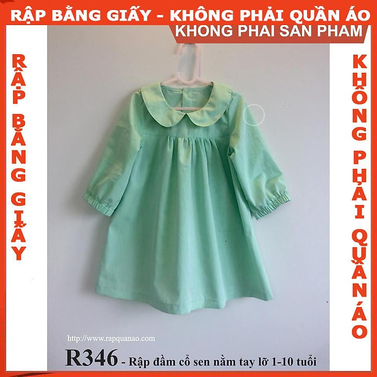 Rập Đầm Cổ Sen A0 R346 (Bản Vẽ)