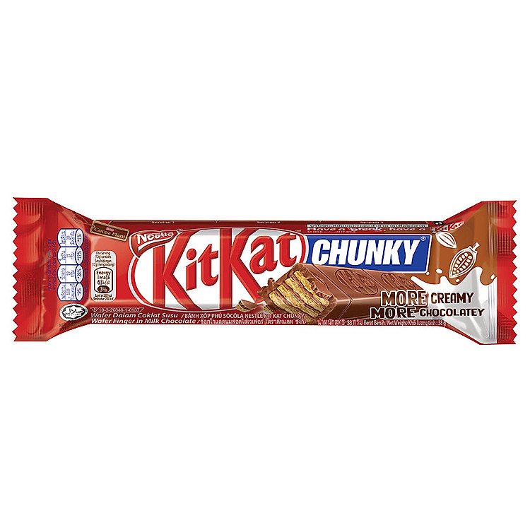 Bánh Chocolate KitKat Chunky Thanh 38g