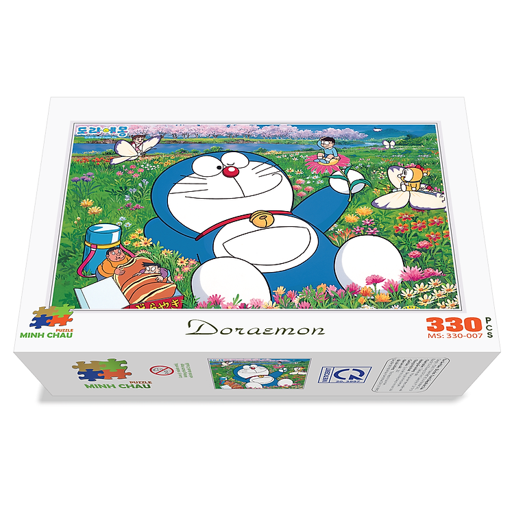 Mua tại Tiki: Mua Bộ Tranh Xếp Hình Doraemon 330 Mảnh Chính hãng Giá tốt