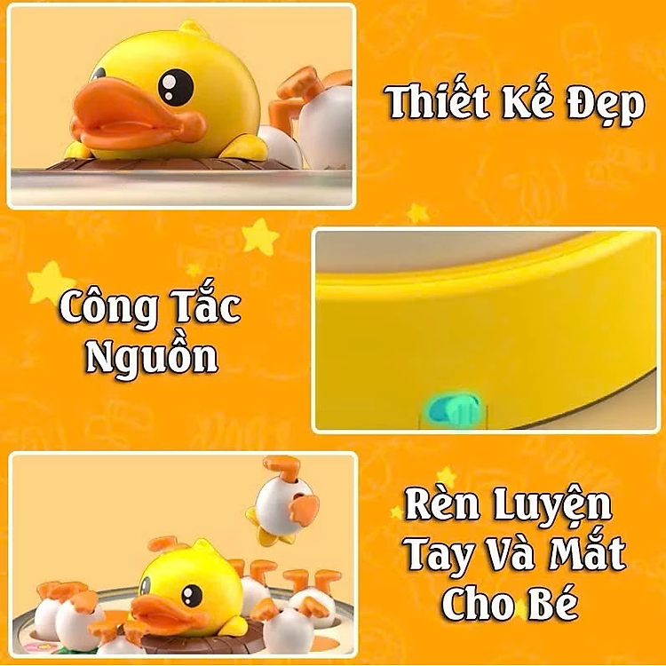 Đồ chơi tung hứng vịt vàng cho bé Chính hãng Tiết kiệm - Hình ảnh 4