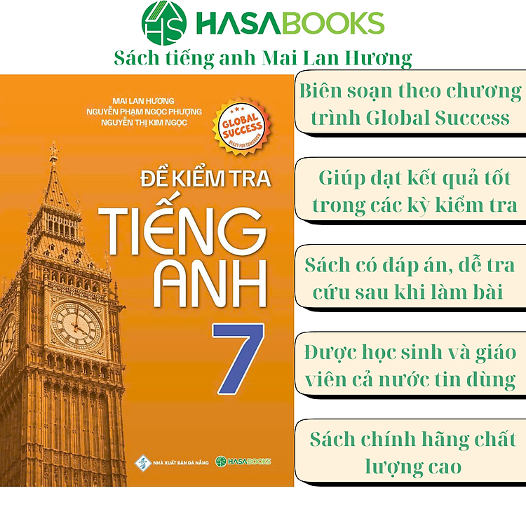 Đề Kiểm Tra Tiếng Anh 7 Global Success - Mai Lan Hương