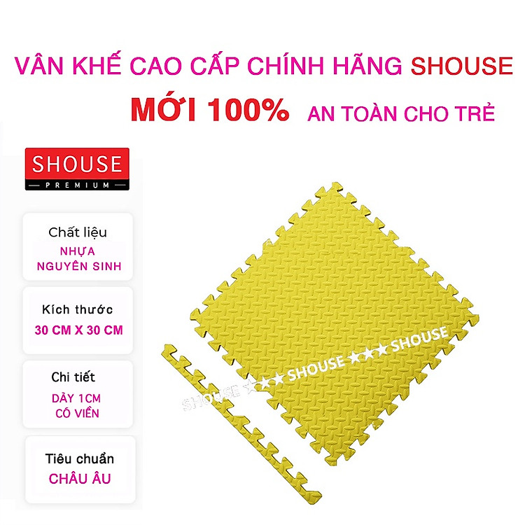 Tìm mua tại Avakids: Thảm Xốp Ghép Shouse 30x30cm Vân Gỗ - Ngập tràn khuyến mãi